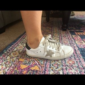 Cute black and white sneakers